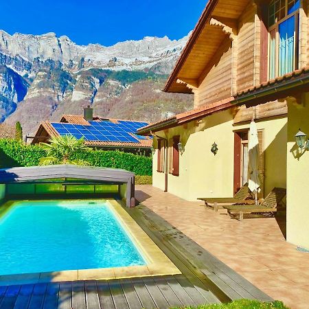 Doodle'S Amazing Chalet -Walensee - Flumserberg - Churfirsten - Heidiland - Pool - Sauna 몰스 외부 사진
