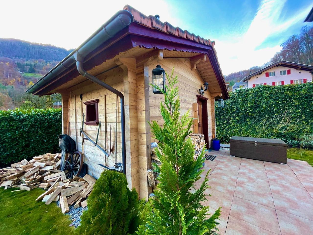 Doodle'S Amazing Chalet -Walensee - Flumserberg - Churfirsten - Heidiland - Pool - Sauna 몰스 외부 사진