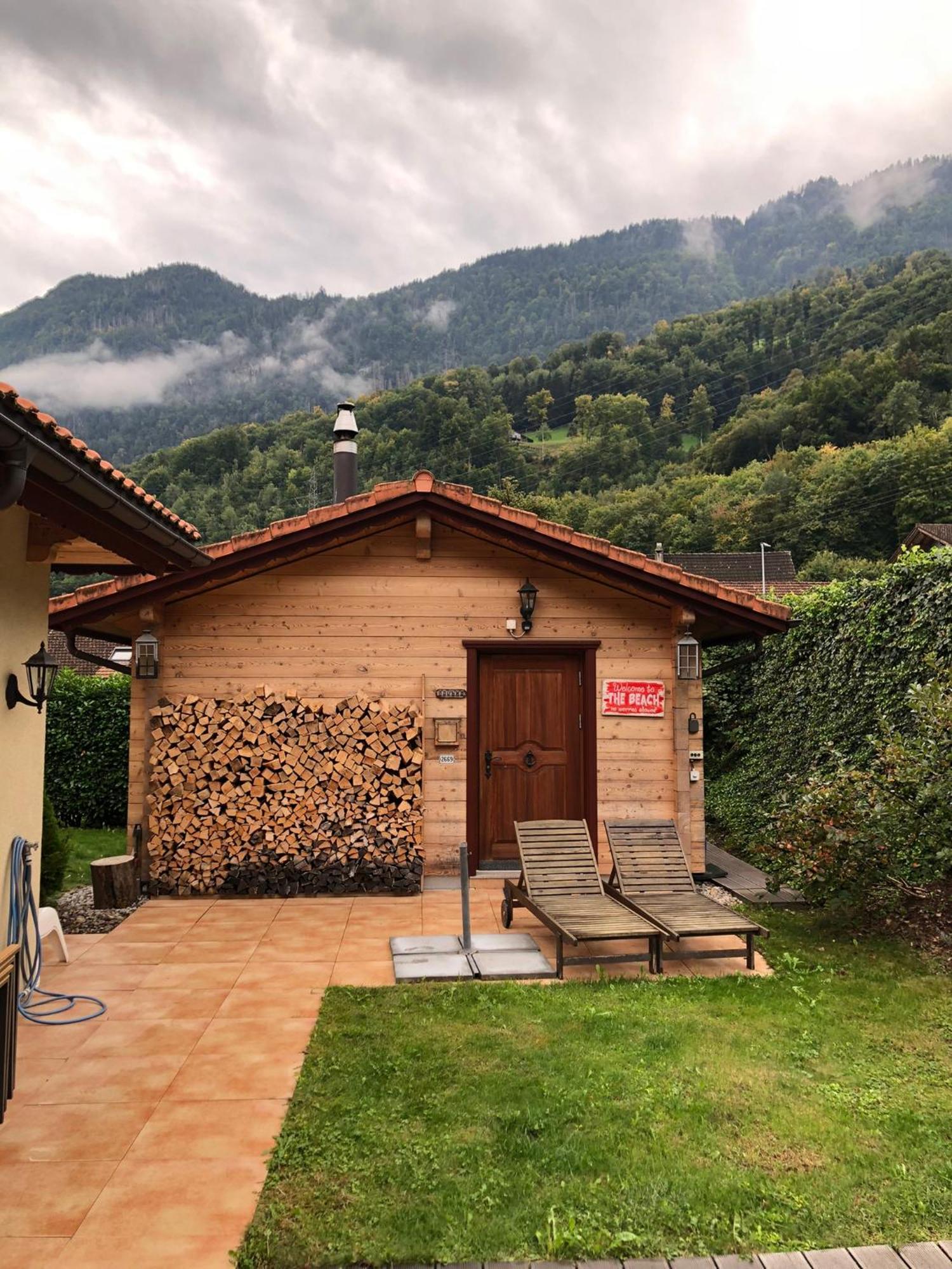 Doodle'S Amazing Chalet -Walensee - Flumserberg - Churfirsten - Heidiland - Pool - Sauna 몰스 외부 사진