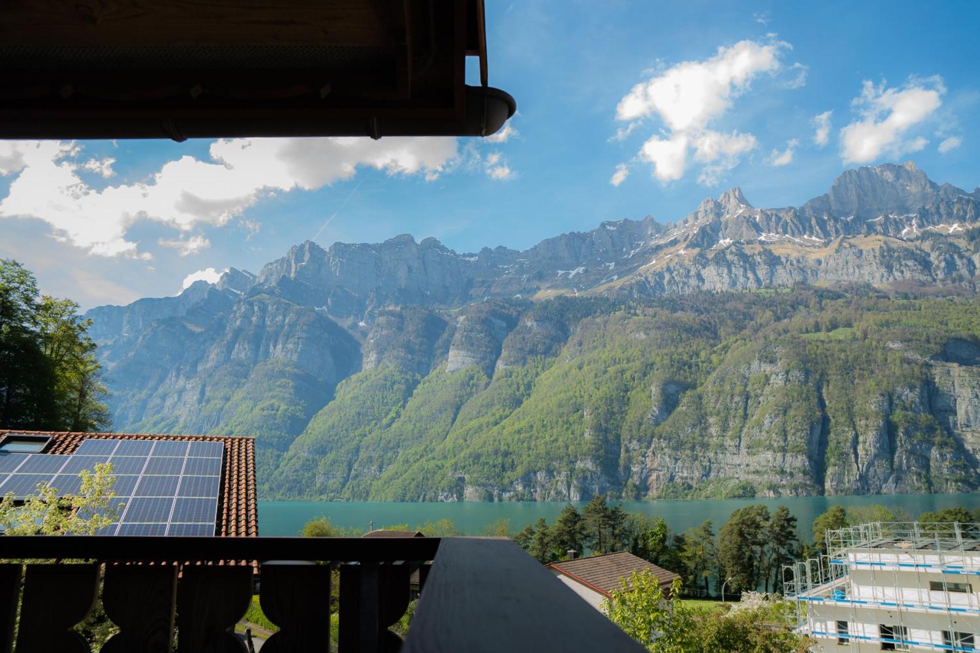 Doodle'S Amazing Chalet -Walensee - Flumserberg - Churfirsten - Heidiland - Pool - Sauna 몰스 외부 사진