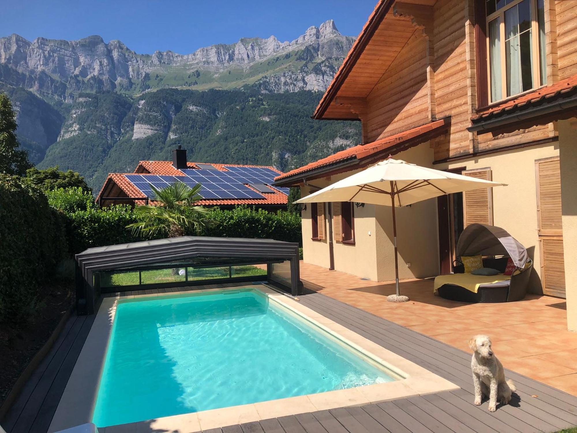 Doodle'S Amazing Chalet -Walensee - Flumserberg - Churfirsten - Heidiland - Pool - Sauna 몰스 외부 사진